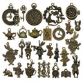 Antique Silver Rabbit Metal Charms with 27 Listed Options view 7