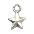 Vintage Zinc Alloy Star Pentagram Shooting Star Moon Hollow Charm Pendant for DIY Jewelry