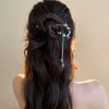 Teal Floral Arc