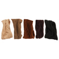 Fabric Cable Knit Elastic Hair Ties Five Piece Color Sets view 5