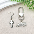 Antique Silver Cross and Wine Glass Metal Charms with 32 Listed Options view 3