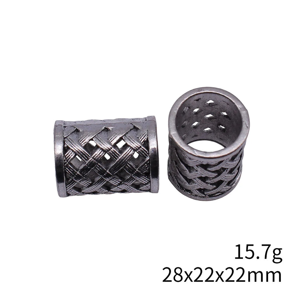28x22x22mm 15.7g Multi Finish Zinc Alloy Hollow Woven Pattern Scarf Buckle Finding for DIY Accessories