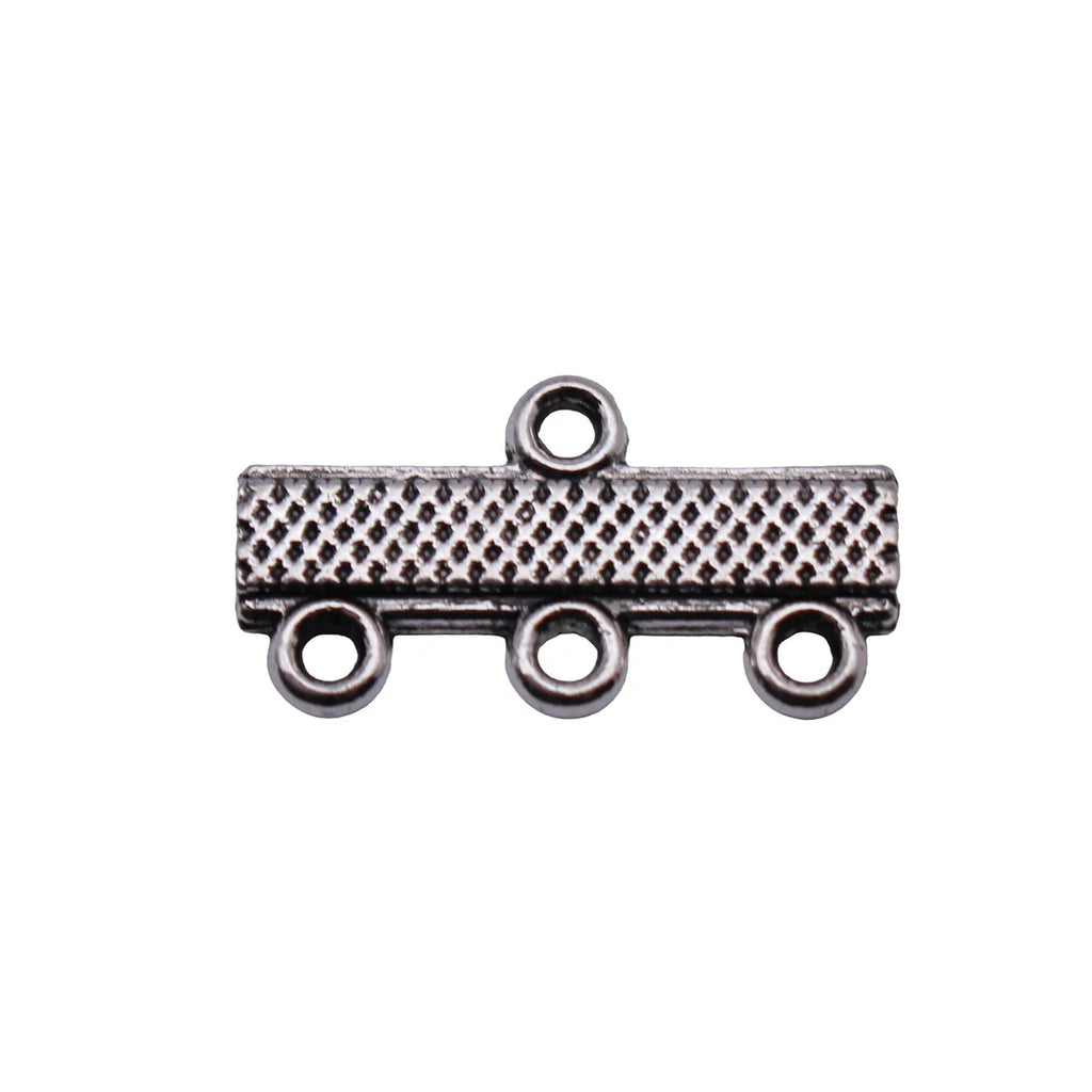 18x10mm 0.83g Antique Silver Zinc Alloy Earring Connector Charm Jewelry Findings for DIY Earrings Making