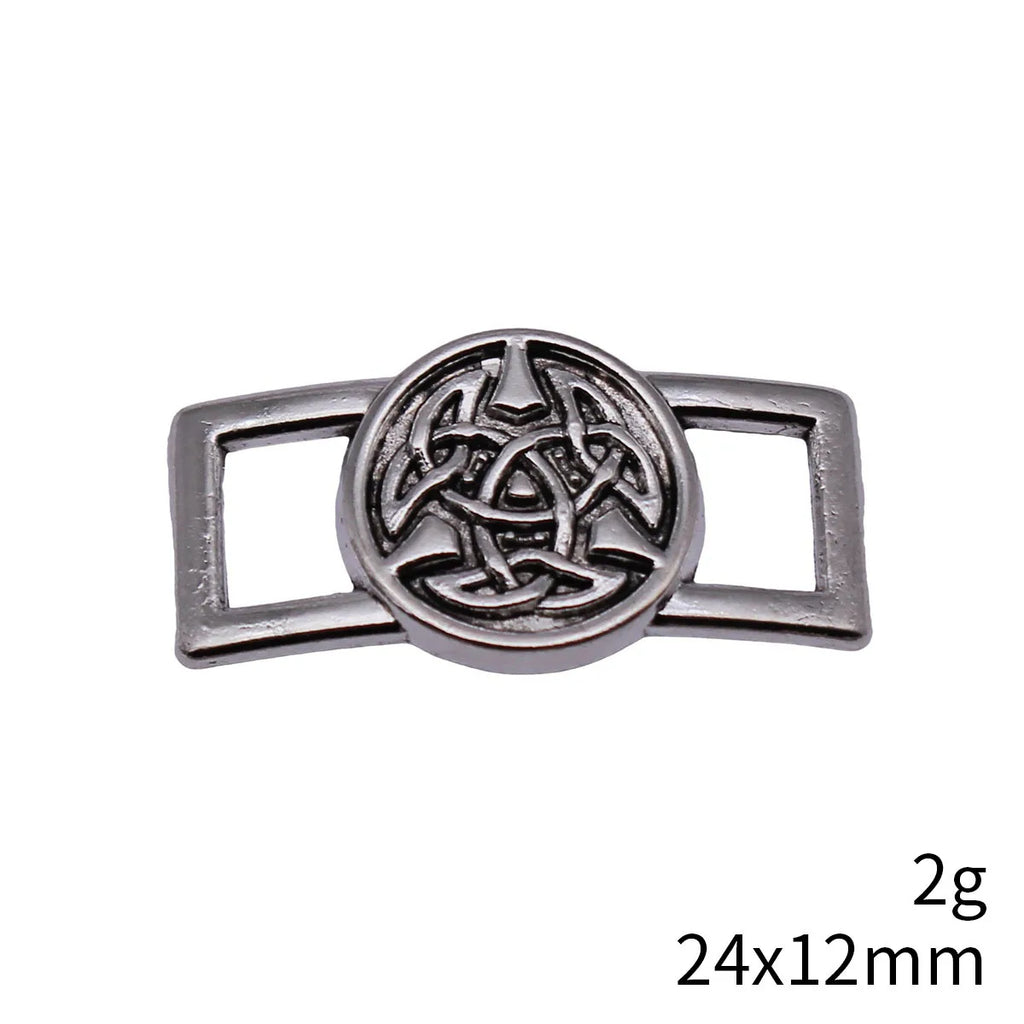 24x12mm 2g Antique Silver Zinc Alloy Celtic Knot Connector Charm for DIY Bracelet Making