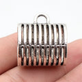28x26x23mm 11.9g Antique Silver Zinc Alloy Retro Scarf Buckle Jewelry Finding for DIY Scarf Accessories