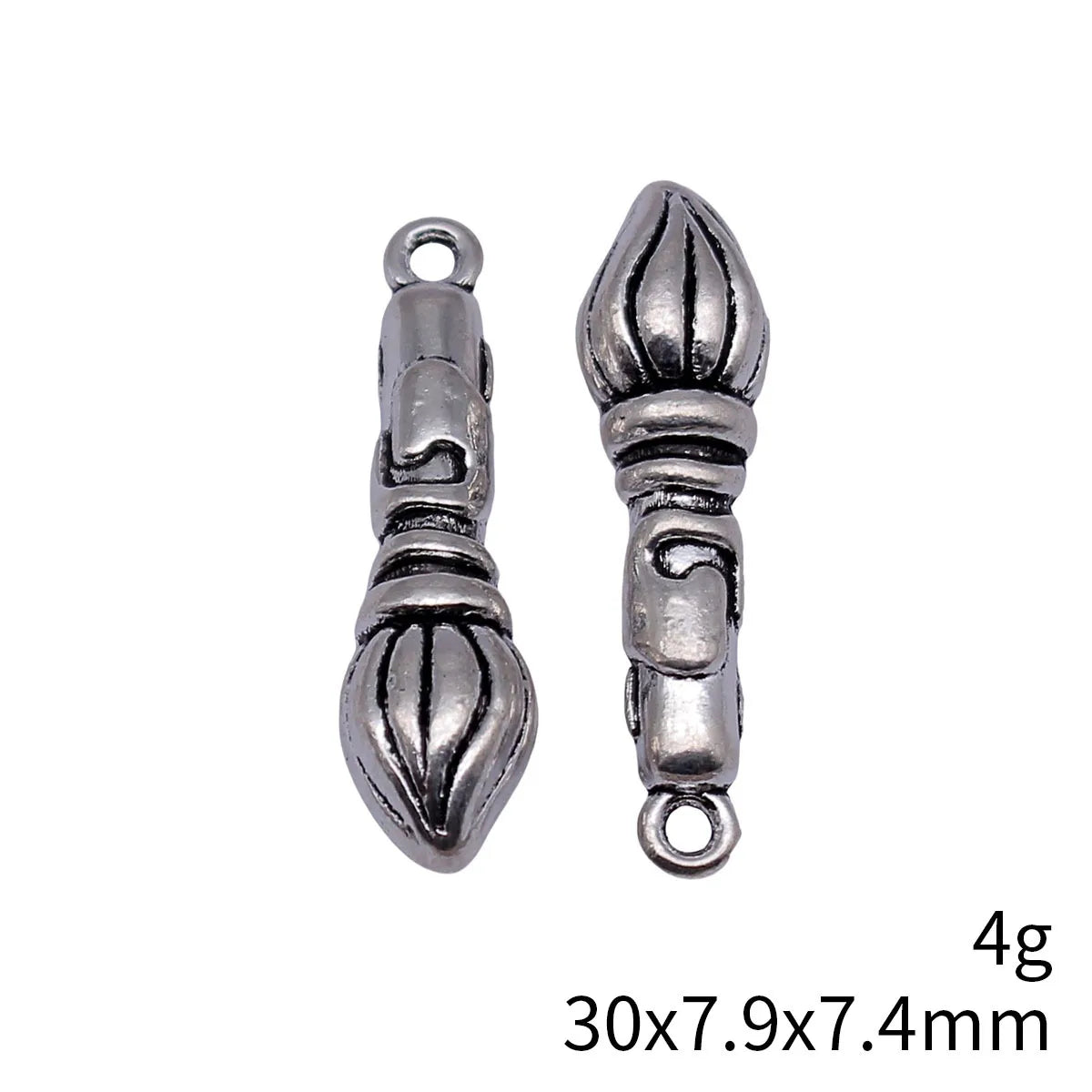 30x7.9x7.4mm 4g Multicolor Zinc Alloy Paint Brush Charm Pendant for DIY Necklace Jewelry Making