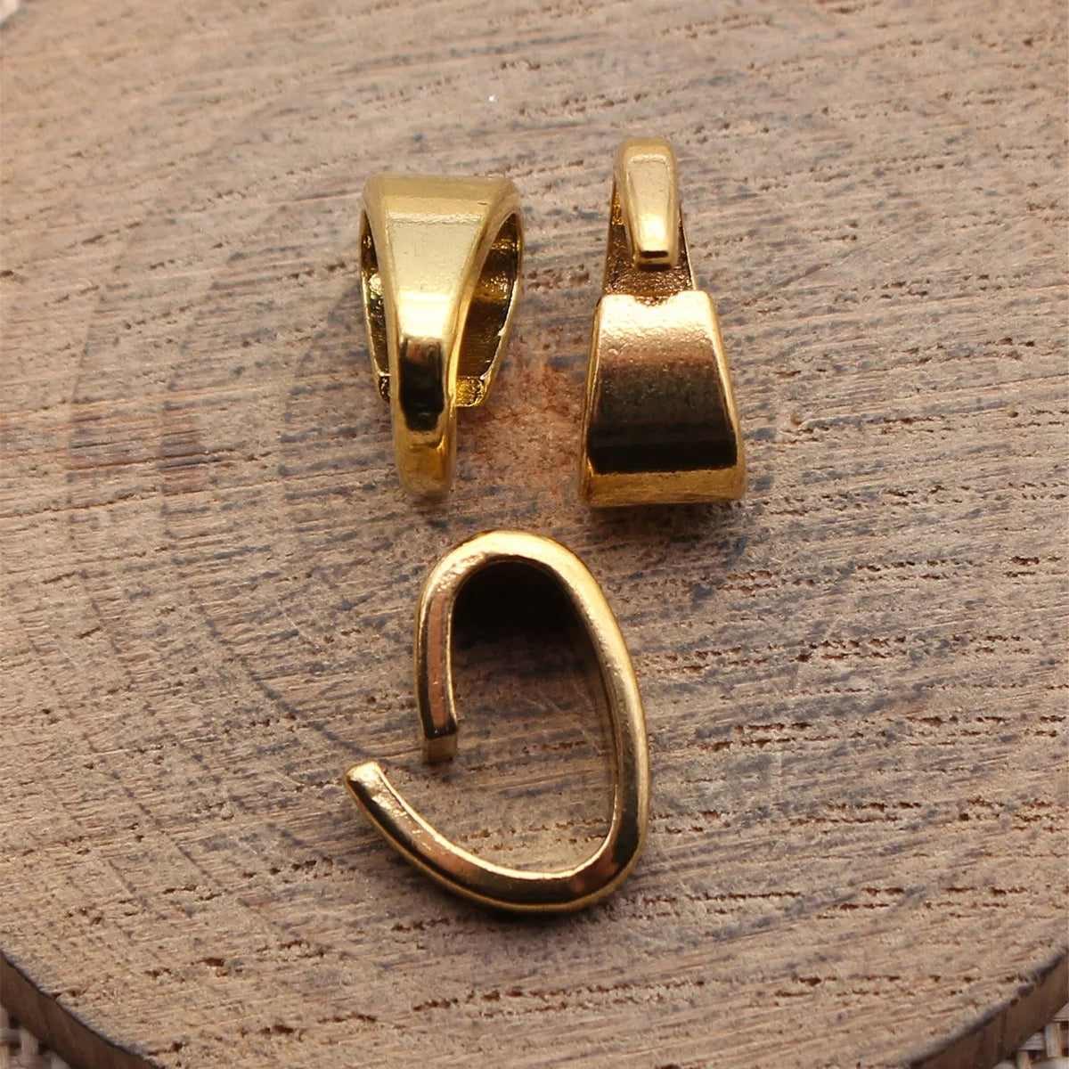16x13x7.2mm 1.7g Multicolor Zinc Alloy Melon Seed Shape Pendant Bail for DIY Necklace and Bracelet Making