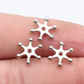 11x10mm 0.4g Multicolor Zinc Alloy Radial Spacer Beads for DIY Bracelet Necklace Jewelry Making