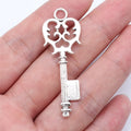 49x17mm 2.9g Multicolor Zinc Alloy Key Charm Pendant for DIY Keychain Necklace Bracelet Making