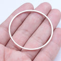 50x50mm 3.4g Antique Silver Zinc Alloy Round Ring Charm Pendant for Necklace Earring Jewelry Making