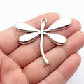 59x50mm 9.2g Antique Silver Zinc Alloy Dragonfly Charm Pendant for Necklace Jewelry Making