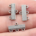 18x10mm 0.83g Antique Silver Zinc Alloy Earring Connector Charm Jewelry Findings for DIY Earrings Making