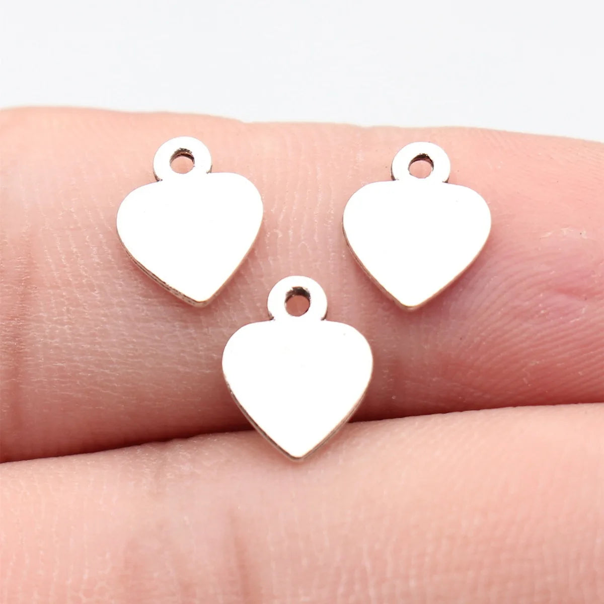 10x8.2mm 0.32g Antique Silver Zinc Alloy Heart Charm Pendant for Necklace Bracelet Earring DIY Making