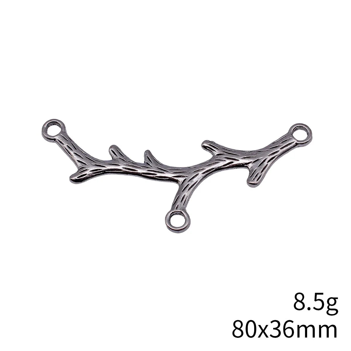 80x36mm 8.5g Multicolor Zinc Alloy Tree Branch Connector Charm for DIY Earrings Necklace Jewelry Making