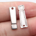 22x7mm 1g Multicolor Zinc Alloy Exclamation Mark Charm Pendant for DIY Necklace Bracelet