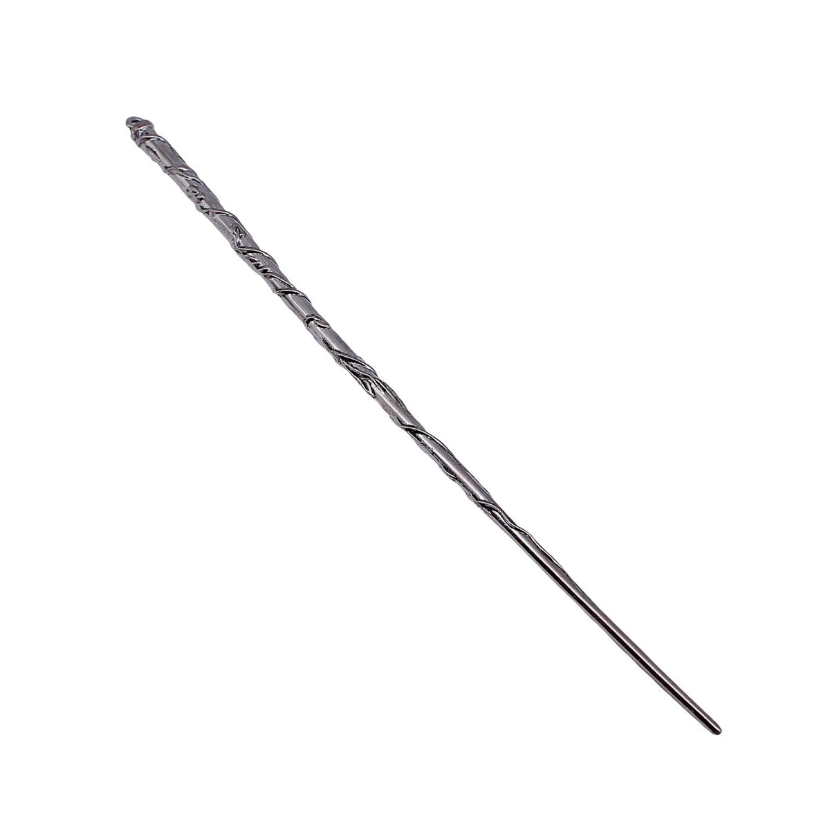 196x6.5x6.3mm 17.2g Antique Silver Zinc Alloy Vine Texture Hair Stick Jewelry Findings for DIY Hair Accessories