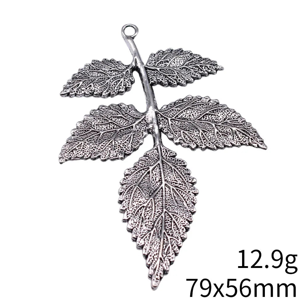 79x56mm 12.9g Multicolor Zinc Alloy Tree Branch Charm Pendant for DIY Necklace Jewelry Accessories