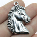 43x29mm 5g Multicolor Zinc Alloy Horse Head Charm Pendant for DIY Necklace Bracelet Jewelry