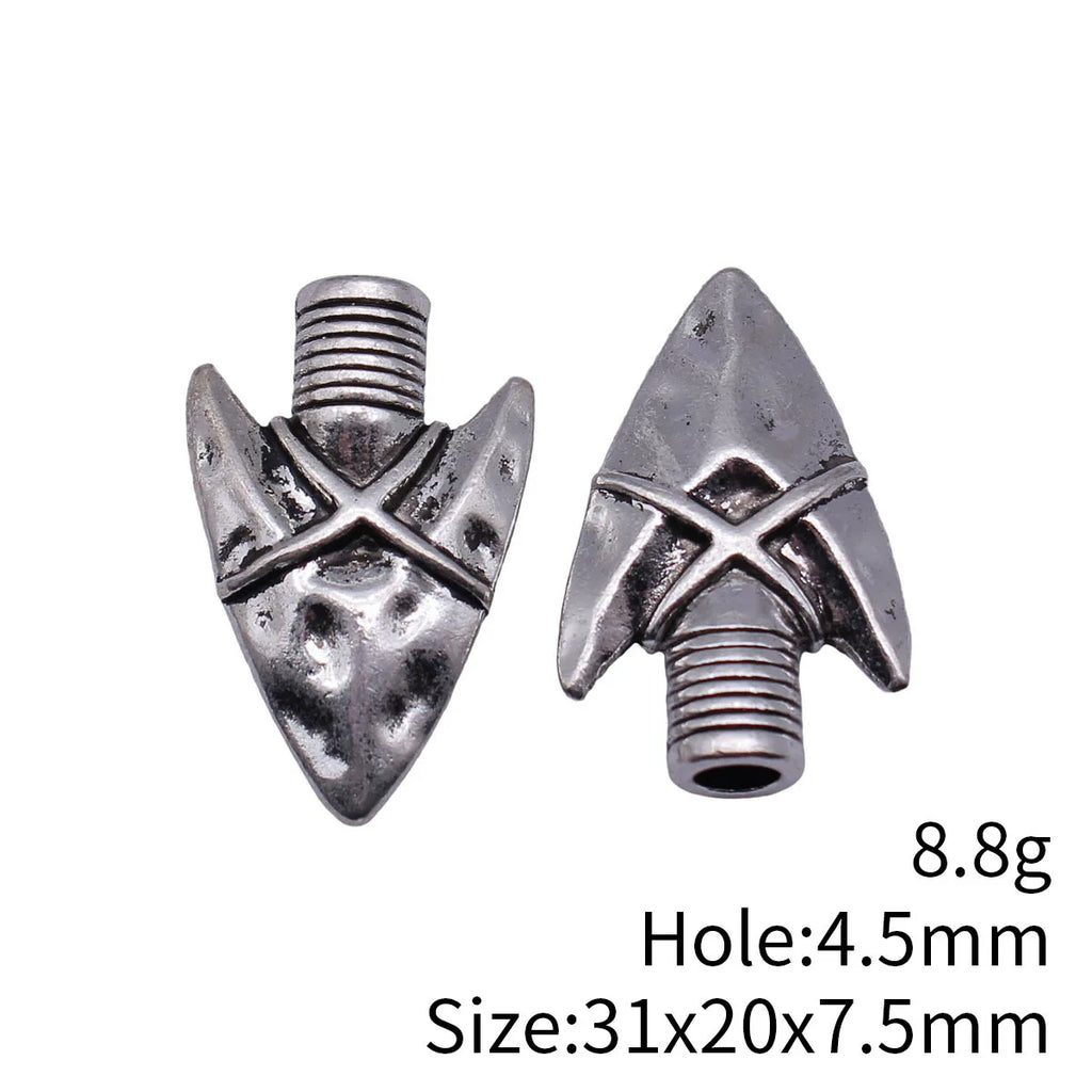 31x20x7.5mm 8.8g Multicolor Zinc Alloy Arrow Charm Pendant for DIY Necklace Bracelet Making