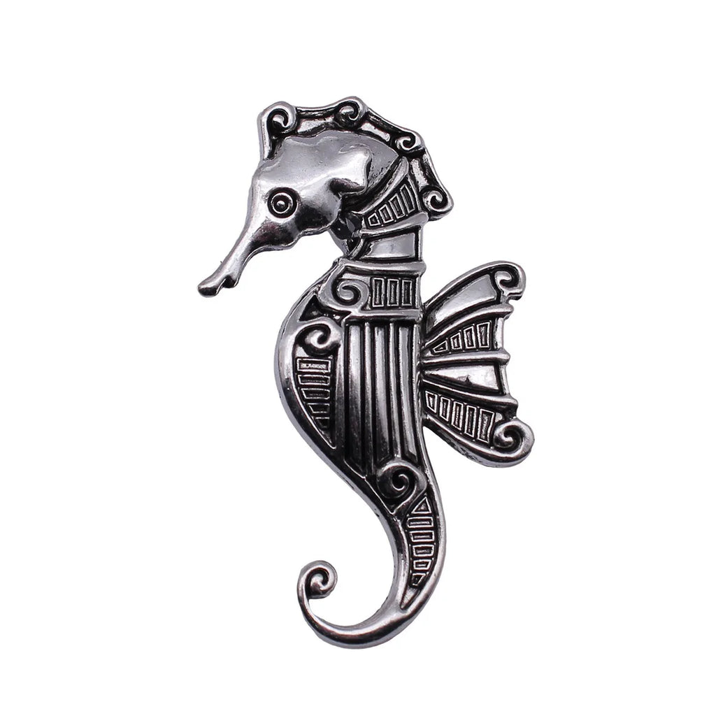 67x41mm 14.7g Antique Silver Zinc Alloy Seahorse Charm Pendant for DIY Necklace Keychain Jewelry Making