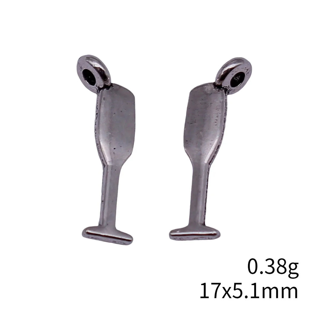 17x5.1mm 0.38g Zinc Alloy Charm Pendants for DIY Jewelry Accessories