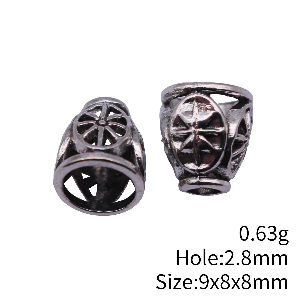 9x8x8mm 0.63g Multicolor Zinc Alloy Cone Tassel Caps End Findings for DIY Earrings Necklace Jewelry