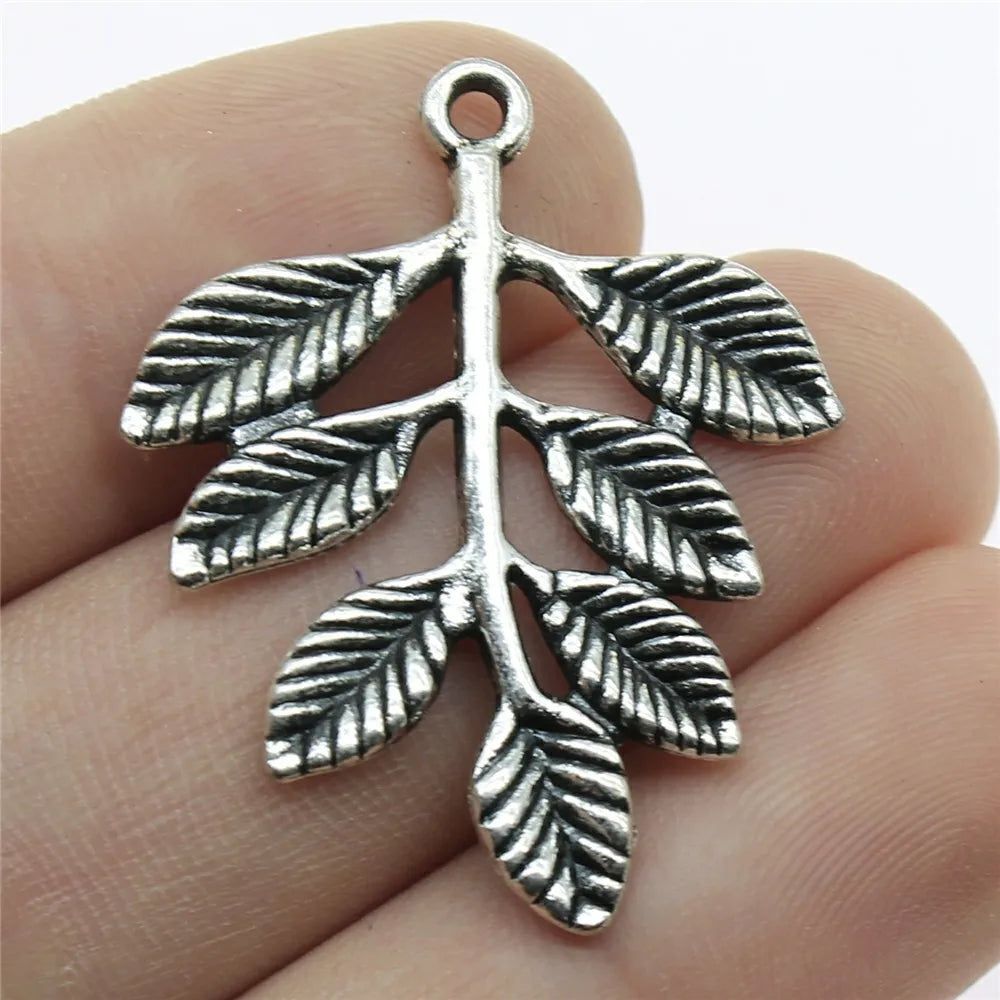 34x28mm 2.3g Multicolor Zinc Alloy Tree Branch Charm Pendant for DIY Necklace Bracelet Jewelry