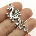 49x20mm 3.7g Antique Silver Zinc Alloy Flying Dragon Charm Pendant for DIY Necklace Bracelet Making