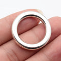 32x32x4.2mm 9.7g Antique Silver Zinc Alloy Round Ring Connector Charm Jewelry Findings for DIY Bracelet Making