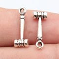 18x6.6x3.6mm 0.68g Multicolor Zinc Alloy Judge Gavel Hammer Charm Pendant for Necklace Bracelet DIY