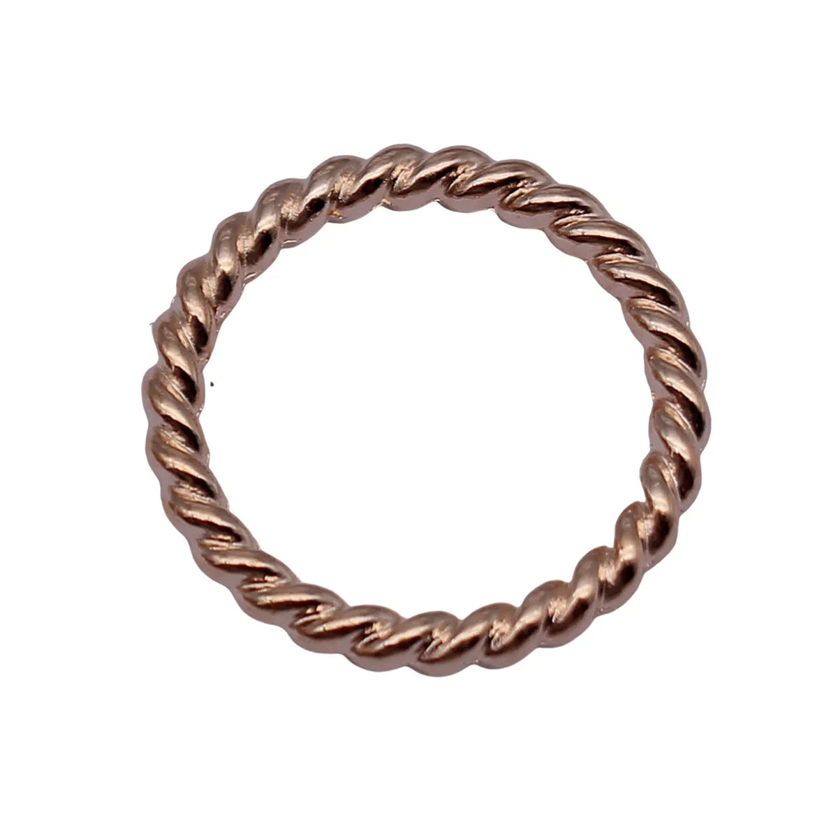20x20x2.5mm 1.3g KC Gold Tone Zinc Alloy Twisted Round Ring Connector Findings for DIY Jewelry Making