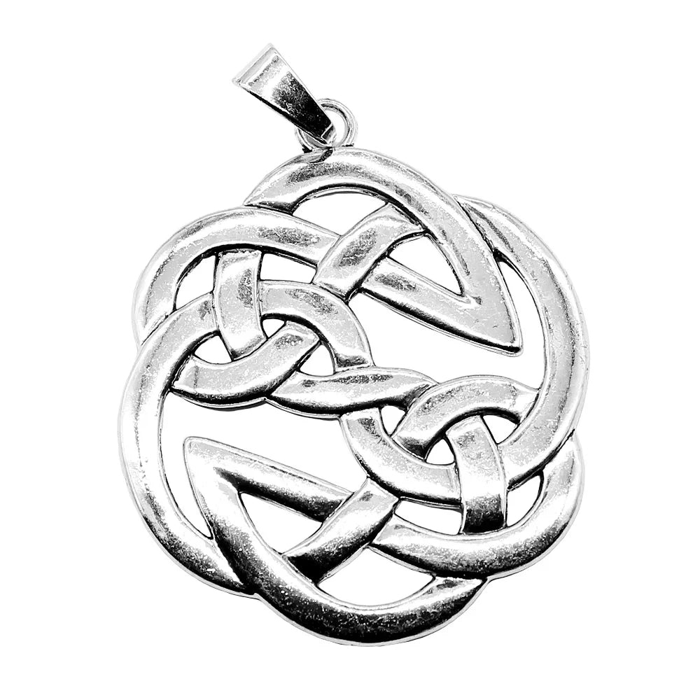 88x67mm 20.2g Antique silver zinc alloy Celtic Symbol Celtic Knot charm pendant for DIY statement jewelry making
