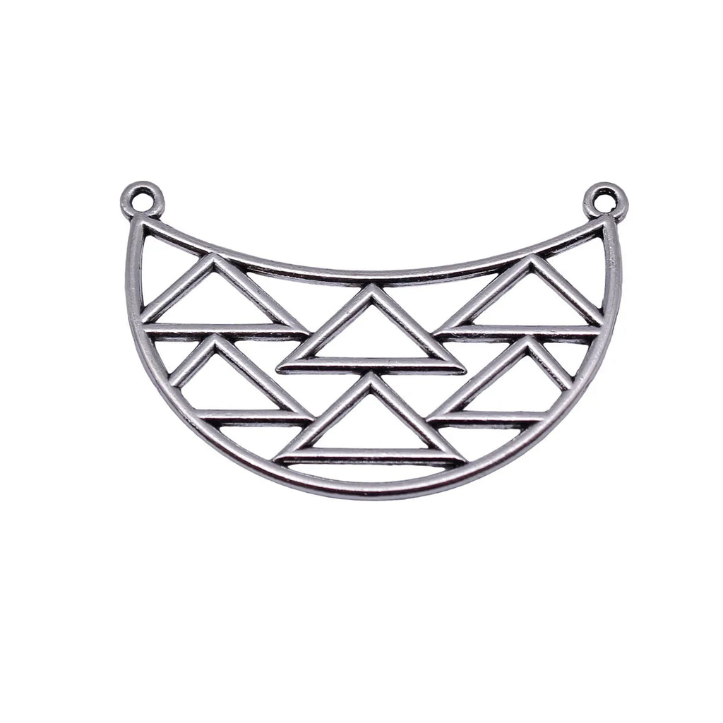 47x32mm 4.6g Vintage Zinc Alloy Hollow Charm Pendants for DIY Bracelet Necklace Jewelry Making
