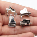 22x17x13mm 4.8g Antique Silver Zinc Alloy Piano Charm Pendant for DIY Necklace and Bracelet Making