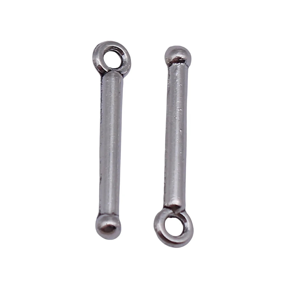 22x4.3mm 0.53g Antique Silver Zinc Alloy Drumstick Charm Pendant for Necklace Bracelet DIY Jewelry