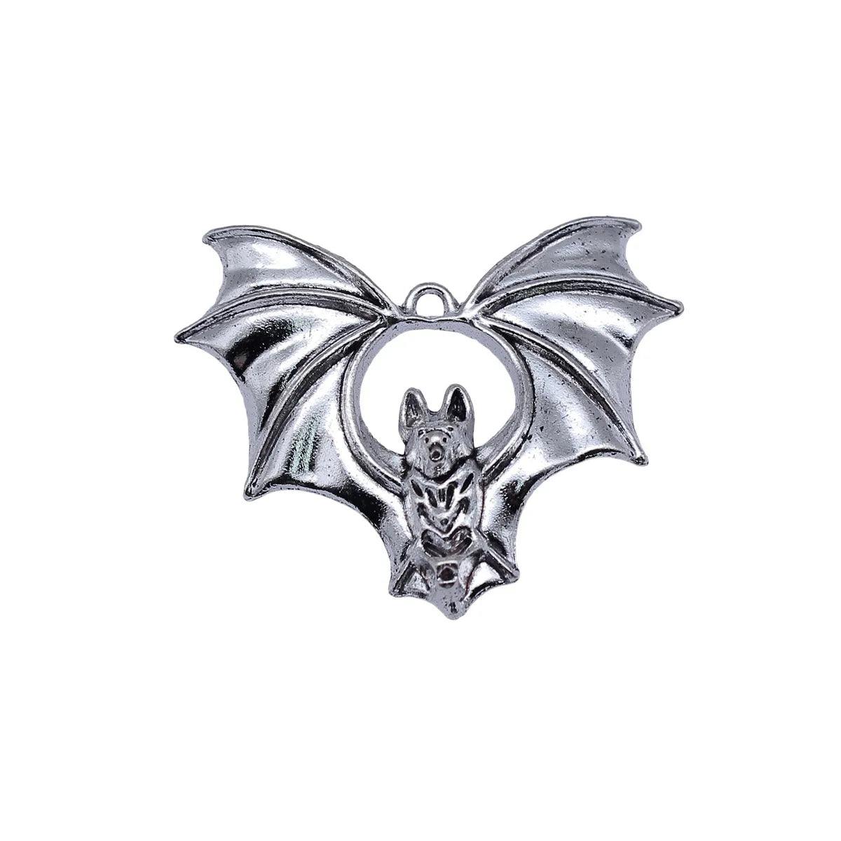 49x45mm 13.2g Antique Silver Zinc Alloy Bat Charm Pendant for DIY Necklace Bracelet Jewelry Making