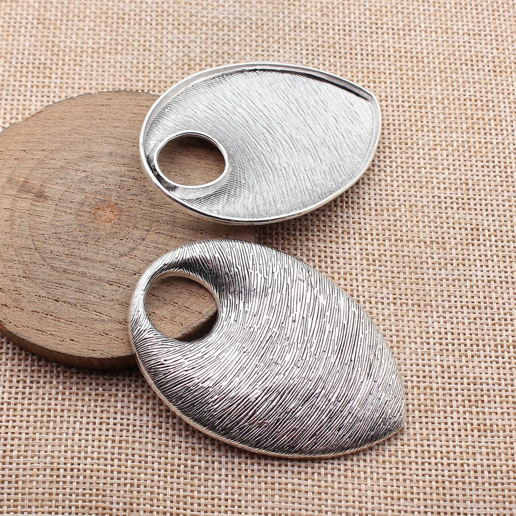 62x42mm 12g Multicolor Zinc Alloy Inverted Teardrop Charm Pendant for Necklace Earring Jewelry Making