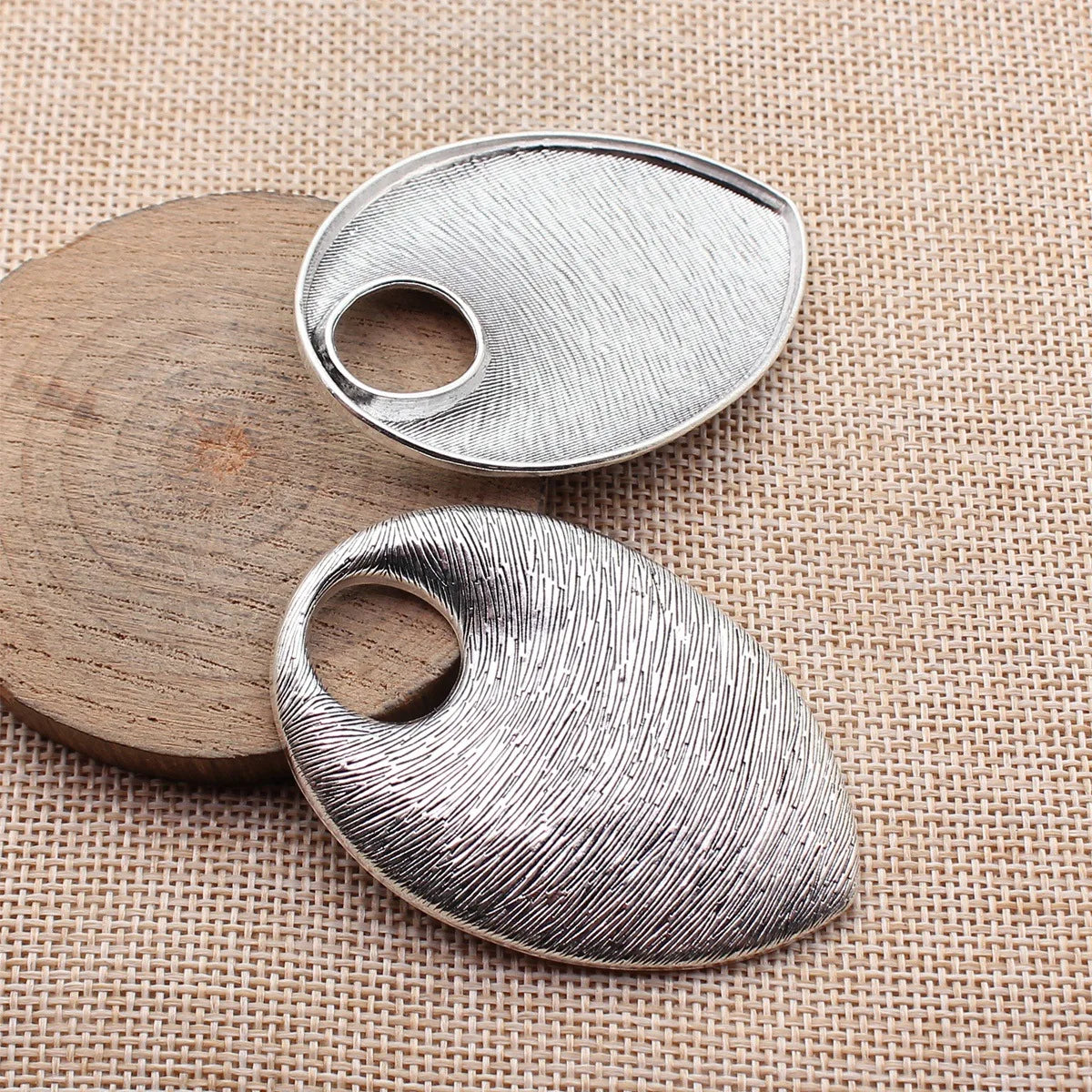 62x42mm 12g Multicolor Zinc Alloy Inverted Teardrop Charm Pendant for Necklace Earring Jewelry Making