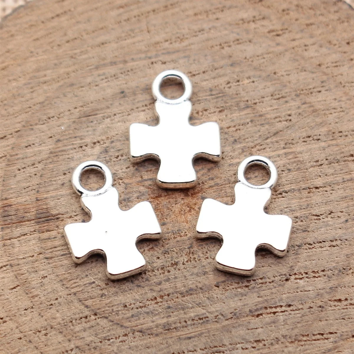 15x11mm 0.75g Antique Silver Zinc Alloy Cross Charm Pendant for DIY Necklace Bracelet Making