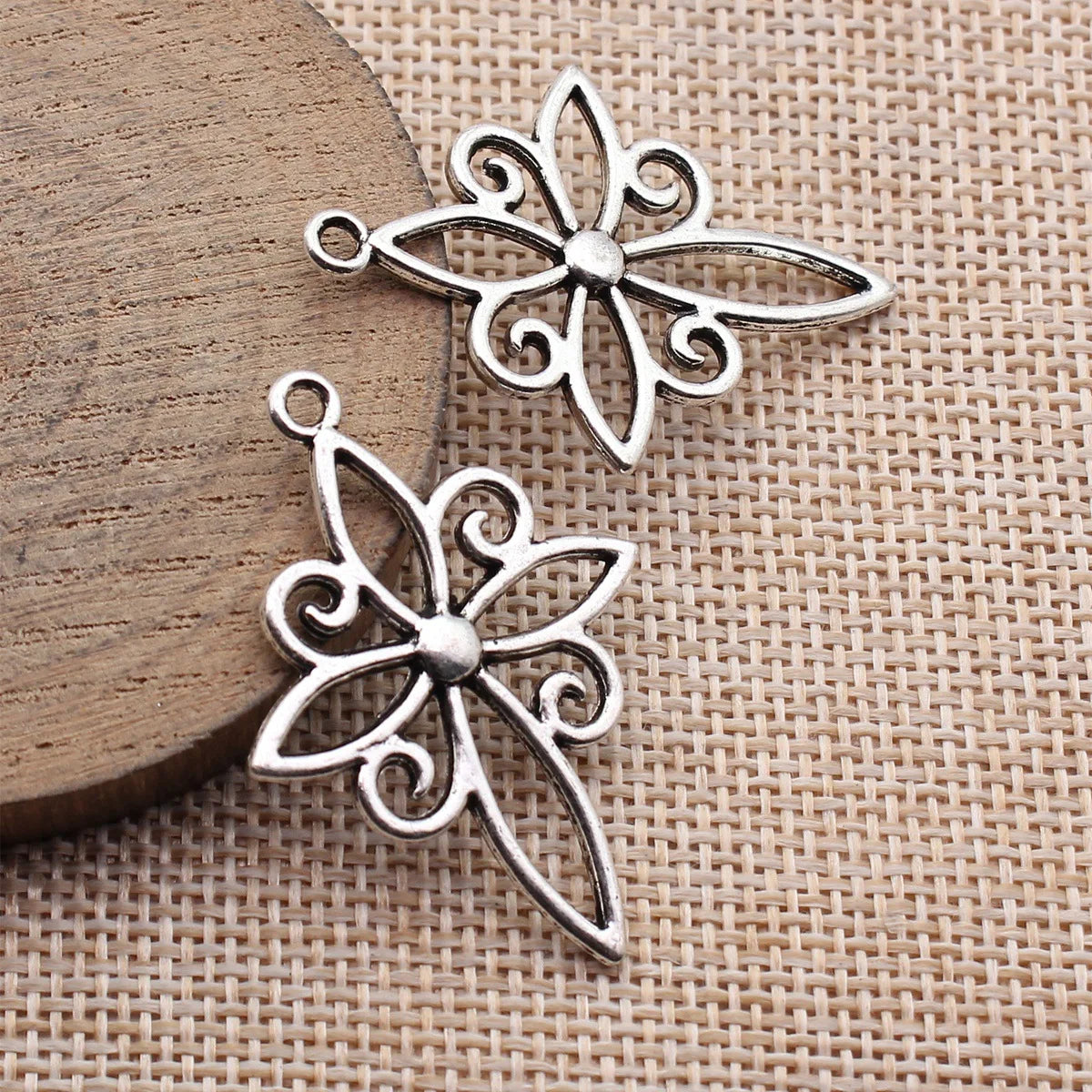 41x30mm 3.2g Antique Silver Zinc Alloy Hollow Cross Star Celtic Knot Charm Pendant for DIY Jewelry Making