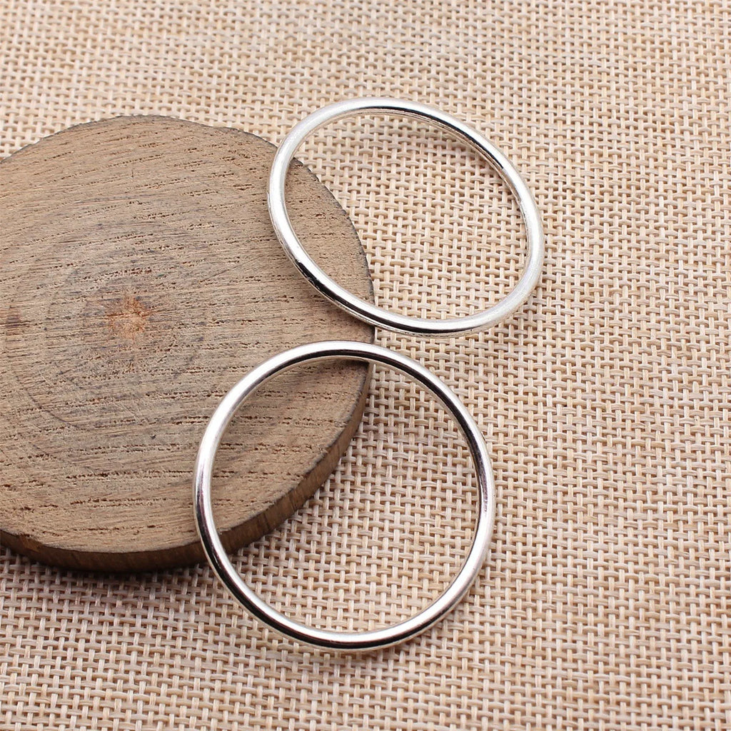 40x40mm 4g Multicolor Zinc Alloy Round Ring Connector Charm for DIY Earrings Necklace Making
