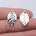 25x14mm 1.5g Multicolor Zinc Alloy Leaf Charm Pendant for DIY Necklace Bracelet Jewelry Making