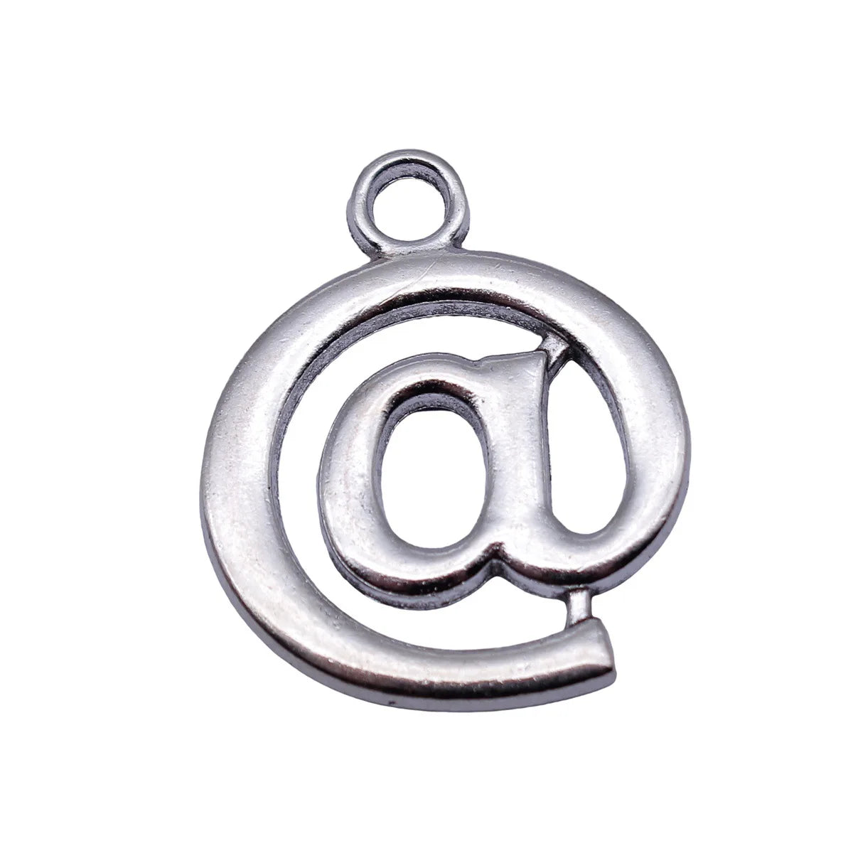 29x24mm 3.6g Antique Silver Zinc Alloy At Symbol Charm Pendant for DIY Necklace Bracelet Making