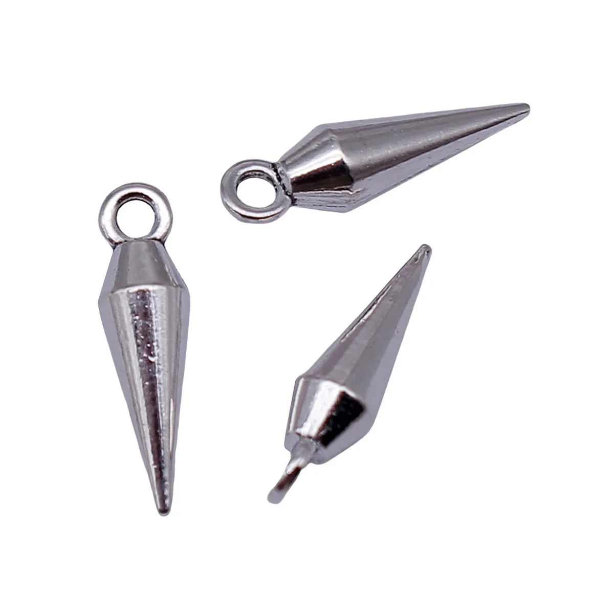 18x5x5mm 0.9g Antique Silver Zinc Alloy Awl Charm Pendant for DIY Bracelet Necklace Making