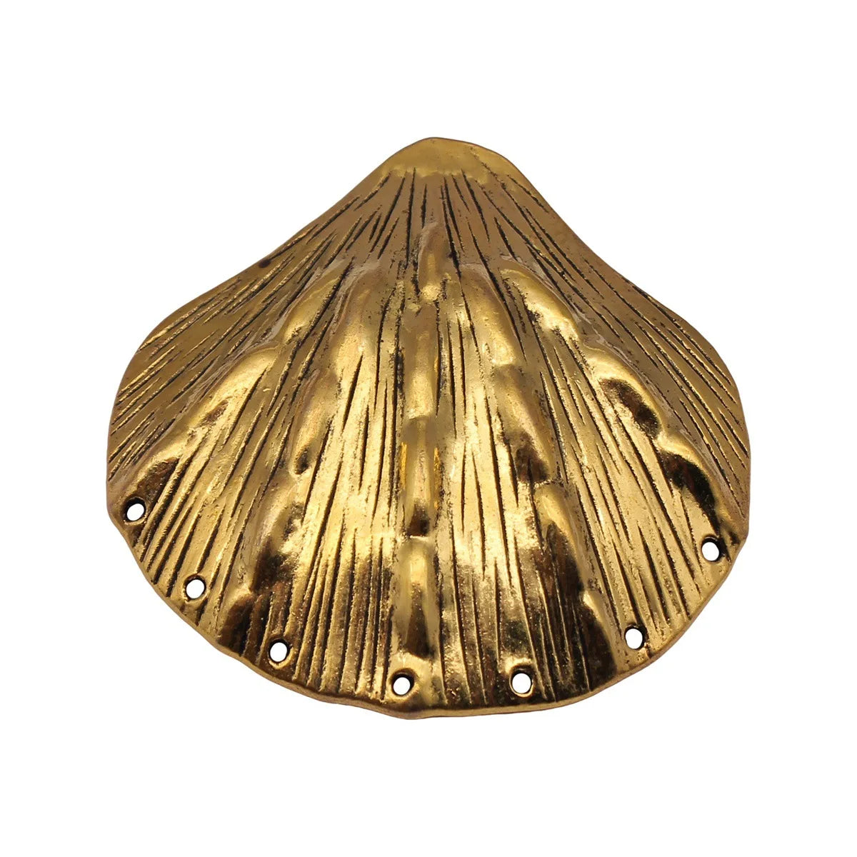 61x60mm 16.1g Antique Gold Zinc Alloy Shell Connector Charm for DIY Necklace Jewelry Making