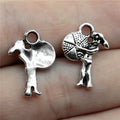 20x14mm 1.3g Antique Silver Zinc Alloy Beach Girl Charm Pendant for DIY Necklace Bracelet Jewelry