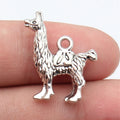 25x20mm 4.1g Antique Silver Zinc Alloy Alpaca Charm Pendant for DIY Necklace Bracelet Jewelry Making