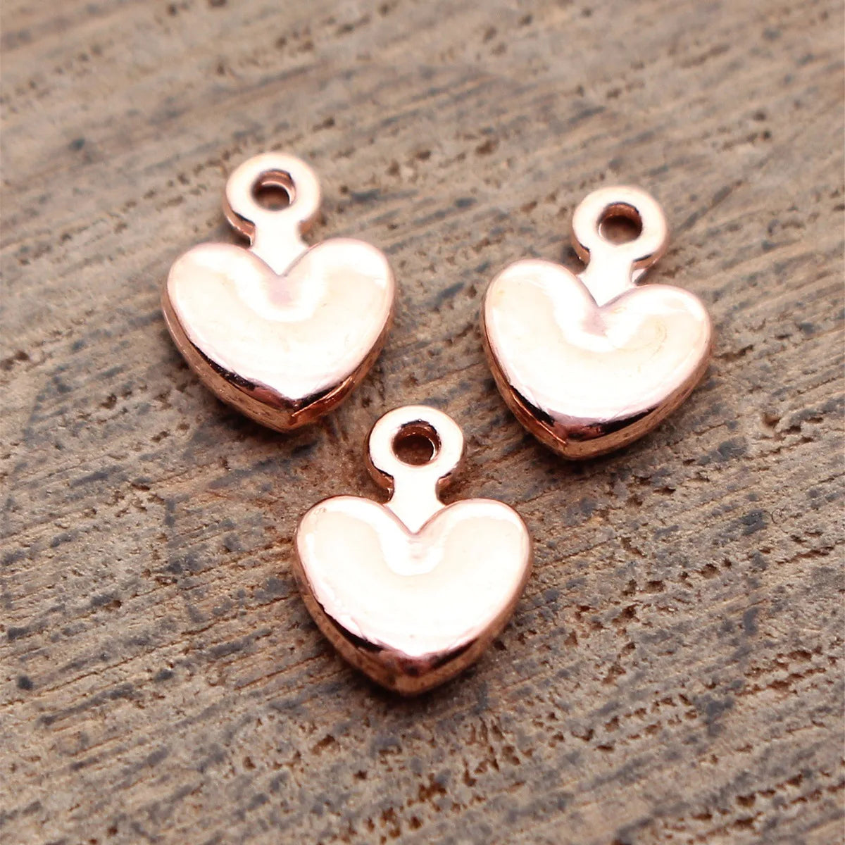 9x6.6mm 0.32g Multicolor Zinc Alloy Heart Charm Pendant for DIY Bracelet Necklace Jewelry Making