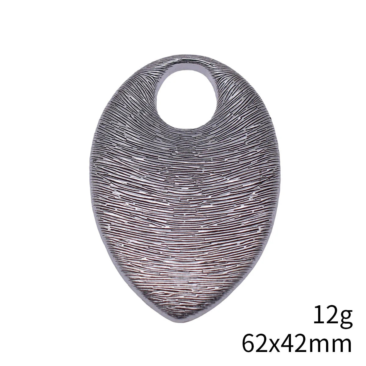 62x42mm 12g Multicolor Zinc Alloy Inverted Teardrop Charm Pendant for Necklace Earring Jewelry Making