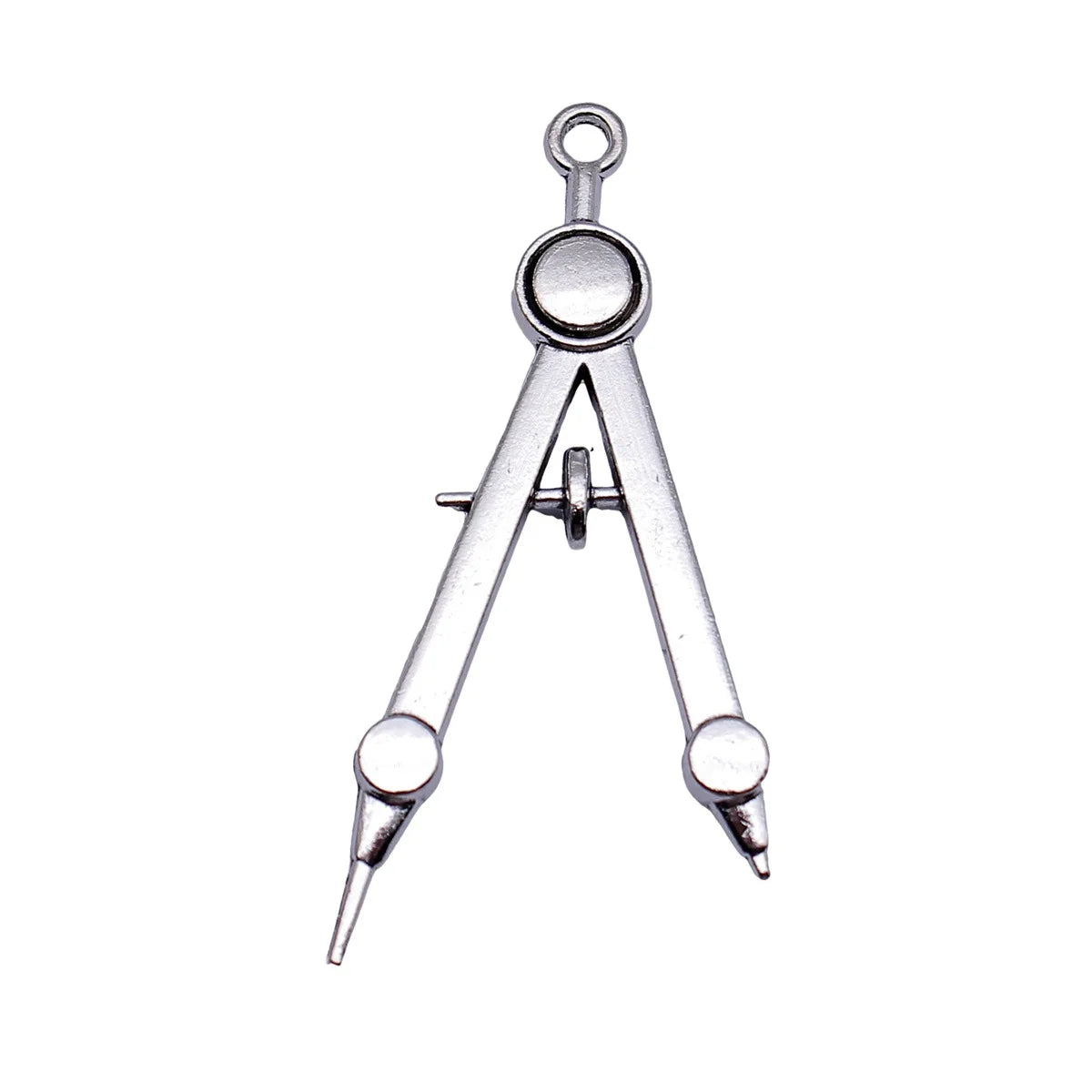 50x24mm 4.3g Antique Silver Zinc Alloy Compass Divider charm pendant for DIY jewelry accessories